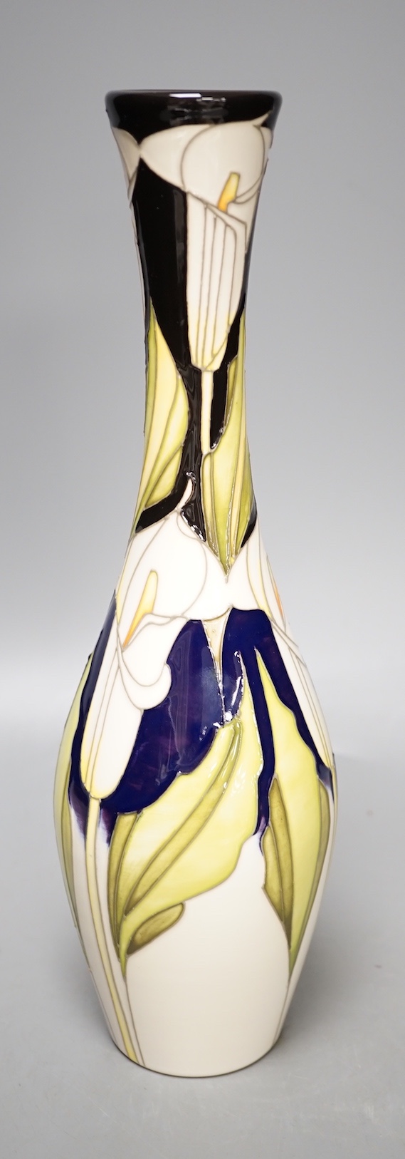 A Moorcroft 'Hera's Beauty' vase, 2018, 31cms high.